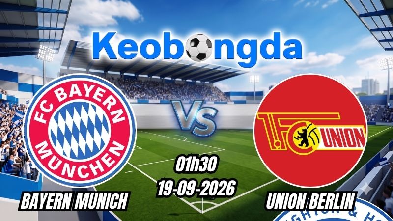 Soi kèo Bayern Munich vs Union Berlin ngày 19/09/2026 | Bundesliga 2026